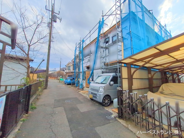 神奈川県横浜市旭区二俣川２丁目の新築戸建てシート写真 2025年4月6日撮影