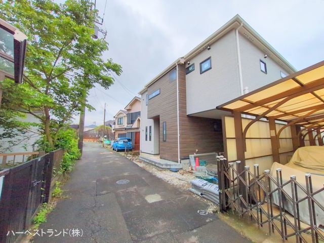 神奈川県横浜市旭区二俣川２丁目の新築戸建て外構写真 2025年5月11日撮影