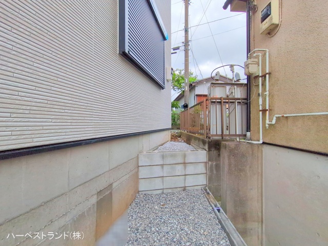 神奈川県横浜市旭区二俣川２丁目の新築戸建て外構写真 2025年5月11日撮影