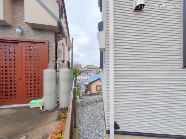 神奈川県横浜市旭区二俣川２丁目の新築戸建て外構写真 2025年5月11日撮影