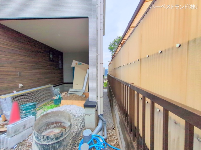 神奈川県横浜市旭区二俣川２丁目の新築戸建て外構写真 2025年5月11日撮影