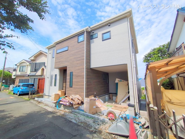 神奈川県横浜市旭区二俣川２丁目の新築戸建て外構写真 2025年6月11日撮影