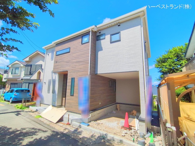 神奈川県横浜市旭区二俣川２丁目の新築戸建て外構写真 2025年7月9日撮影