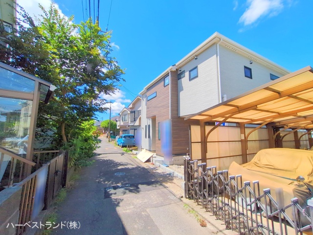 神奈川県横浜市旭区二俣川２丁目の新築戸建て外構写真 2025年7月9日撮影