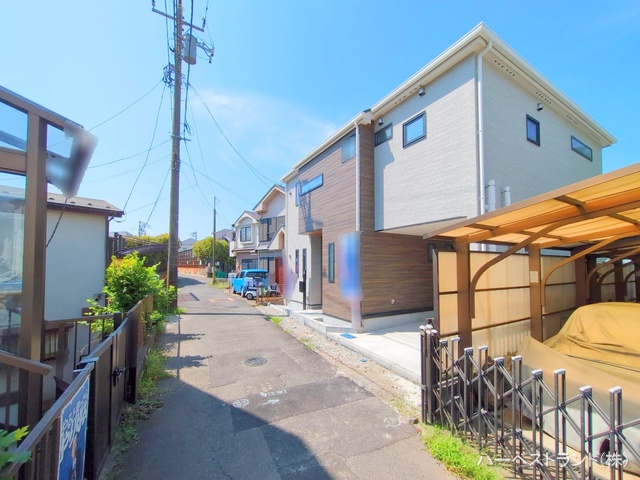 神奈川県横浜市旭区二俣川２丁目の新築戸建て完成写真 2025年8月19日撮影