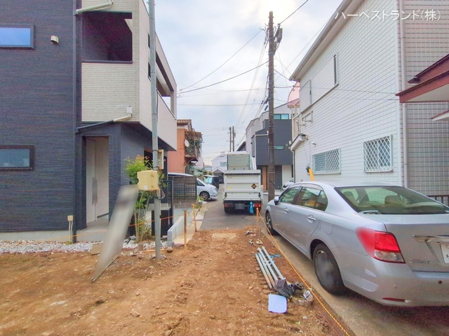 神奈川県横浜市鶴見区東寺尾東台の新築戸建て更地・土地写真 2025年4月9日撮影