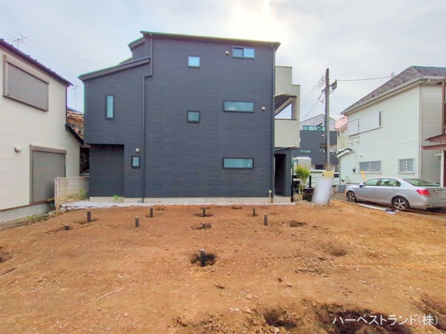 神奈川県横浜市鶴見区東寺尾東台の新築戸建て更地・土地写真 2025年4月9日撮影