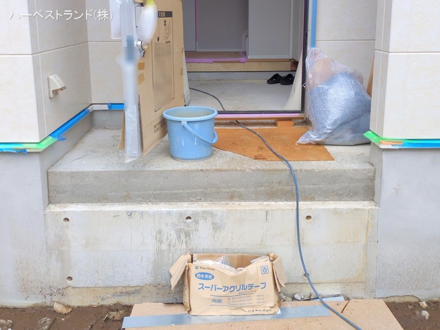 神奈川県横浜市鶴見区東寺尾東台の新築戸建て外構写真 2025年9月11日撮影