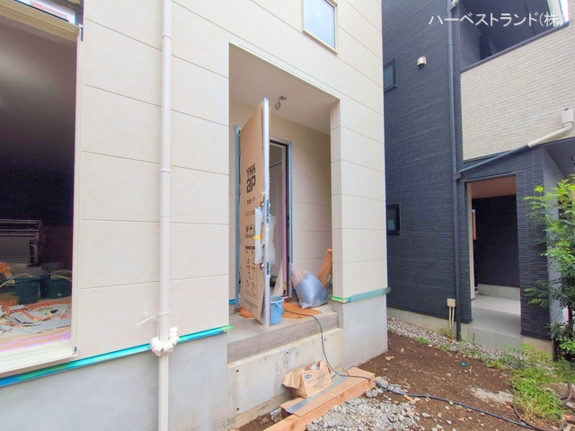 神奈川県横浜市鶴見区東寺尾東台の新築戸建て外構写真 2025年9月11日撮影