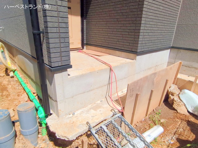 神奈川県横浜市神奈川区菅田町の新築戸建て外構写真 2025年7月24日撮影