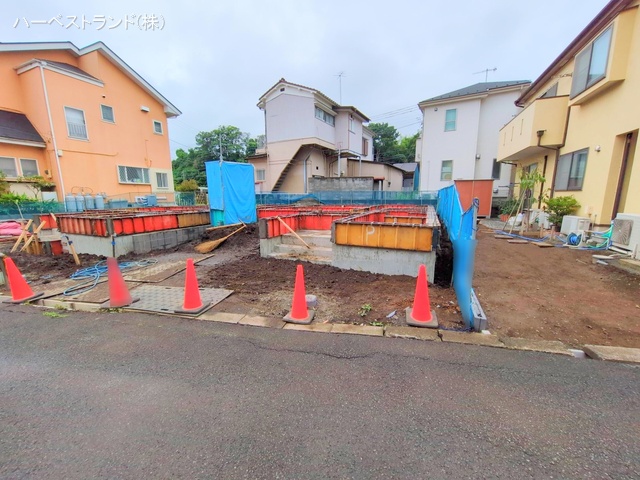 神奈川県座間市南栗原３丁目の新築戸建て基礎写真 2025年6月10日撮影