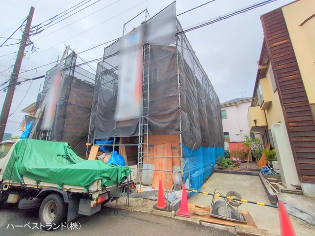 神奈川県座間市南栗原３丁目の新築戸建て上棟写真 2025年7月15日撮影