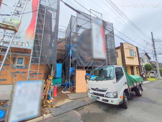 神奈川県座間市南栗原３丁目の新築戸建て上棟写真 2025年7月15日撮影
