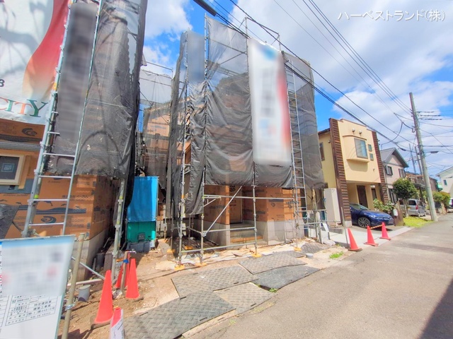 神奈川県座間市南栗原３丁目の新築戸建て上棟写真 2025年7月30日撮影