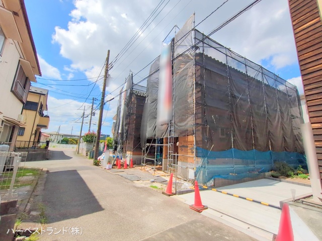 神奈川県座間市南栗原３丁目の新築戸建て上棟写真 2025年7月30日撮影