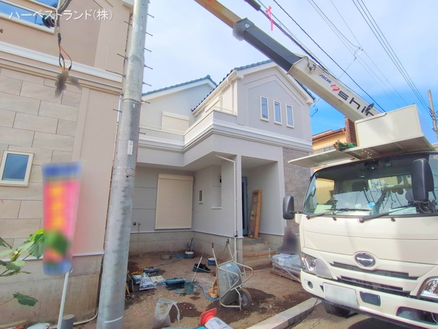 神奈川県座間市南栗原３丁目の新築戸建て外構写真 2025年10月7日撮影