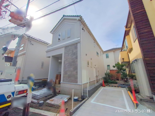 神奈川県座間市南栗原３丁目の新築戸建て外構写真 2025年10月7日撮影
