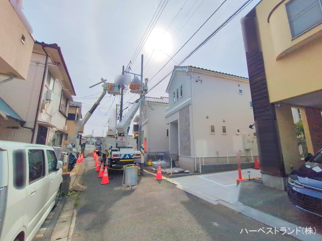 神奈川県座間市南栗原３丁目の新築戸建て外構写真 2025年10月7日撮影