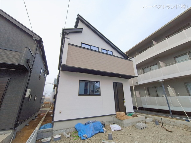 東京都立川市砂川町6丁目の新築戸建て外構写真 2026年1月20日撮影