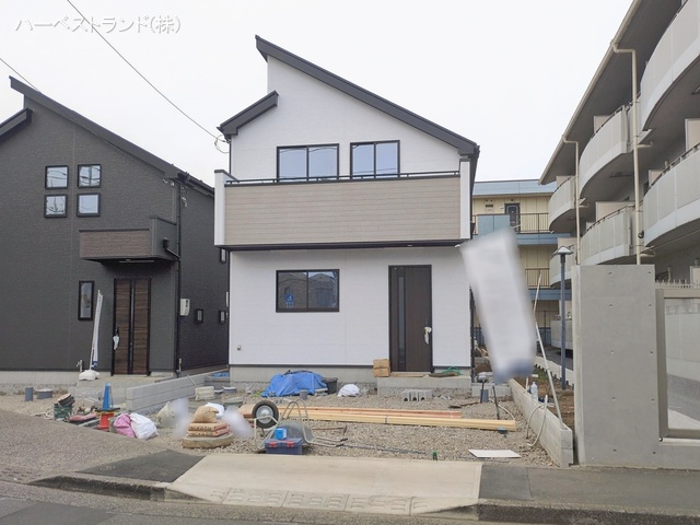 東京都立川市砂川町6丁目の新築戸建て外構写真 2026年1月20日撮影