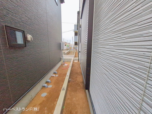 東京都立川市砂川町6丁目の新築戸建て外構写真 2026年1月20日撮影