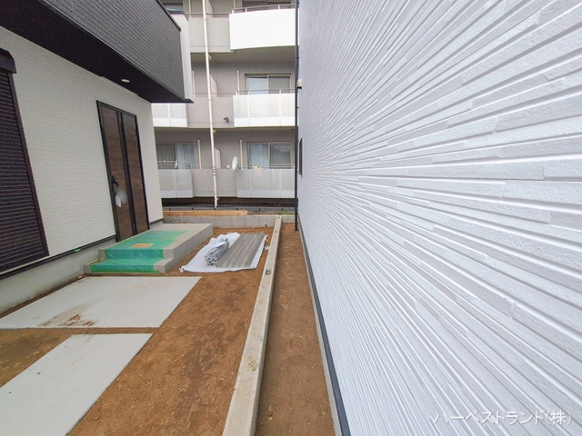 東京都立川市砂川町6丁目の新築戸建て外構写真 2026年1月20日撮影