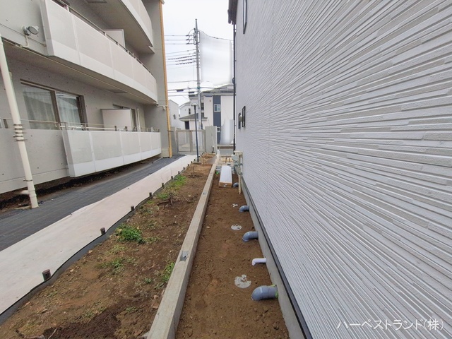 東京都立川市砂川町6丁目の新築戸建て外構写真 2026年1月20日撮影