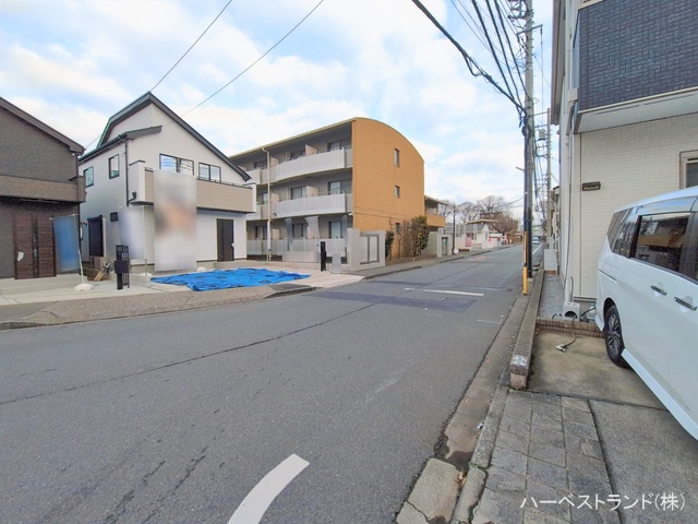 東京都立川市砂川町6丁目の新築戸建て完成写真 2026年2月17日撮影