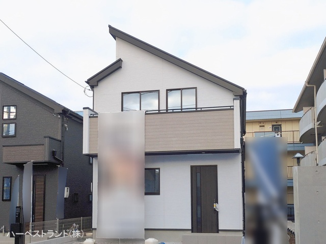 東京都立川市砂川町6丁目の新築戸建て完成写真 2026年2月17日撮影