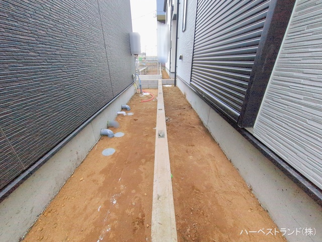 東京都立川市砂川町6丁目の新築戸建て外構写真 2026年1月20日撮影