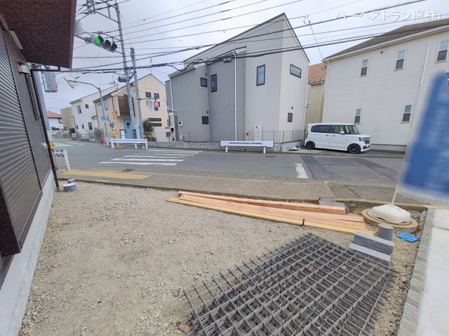 東京都立川市砂川町6丁目の新築戸建て外構写真 2026年1月20日撮影