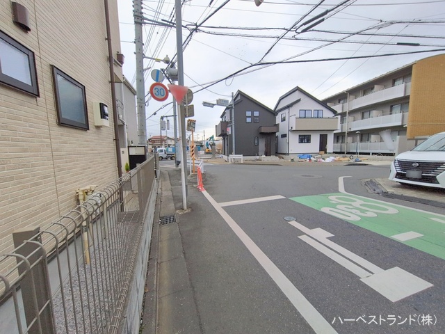 東京都立川市砂川町6丁目の新築戸建て外構写真 2026年1月20日撮影