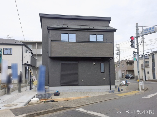 東京都立川市砂川町6丁目の新築戸建て外構写真 2026年1月20日撮影