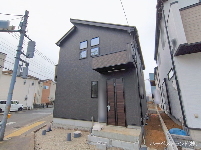 東京都立川市砂川町6丁目の新築戸建て外構写真 2026年1月20日撮影