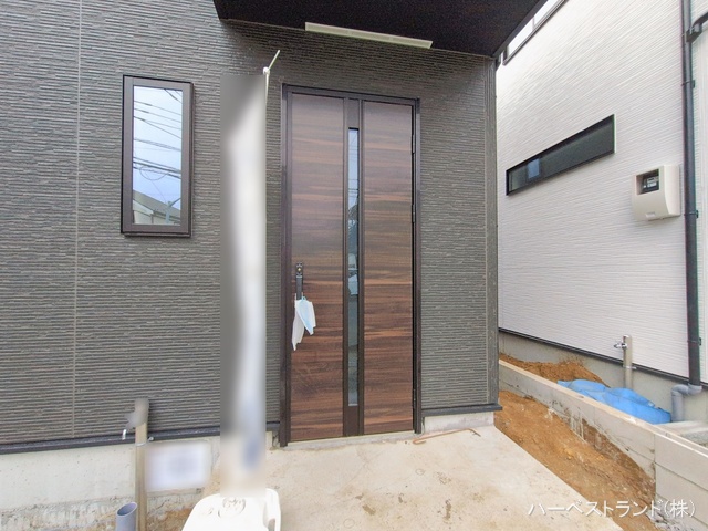 東京都立川市砂川町6丁目の新築戸建て外構写真 2026年1月20日撮影