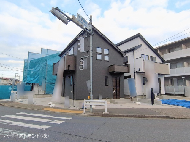 東京都立川市砂川町6丁目の新築戸建て完成写真 2026年2月17日撮影