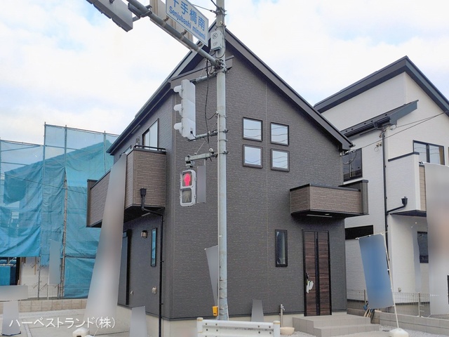 東京都立川市砂川町6丁目の新築戸建て完成写真 2026年2月17日撮影