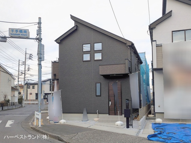 東京都立川市砂川町6丁目の新築戸建て完成写真 2026年2月17日撮影