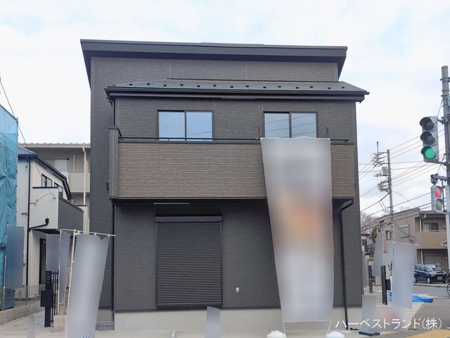 東京都立川市砂川町6丁目の新築戸建て完成写真 2026年2月17日撮影