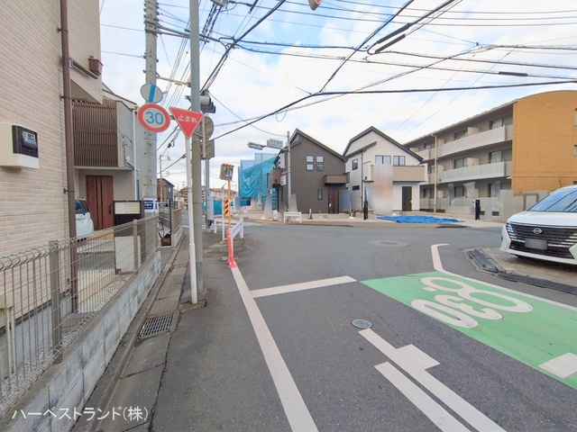 東京都立川市砂川町6丁目の新築戸建て完成写真 2026年2月17日撮影