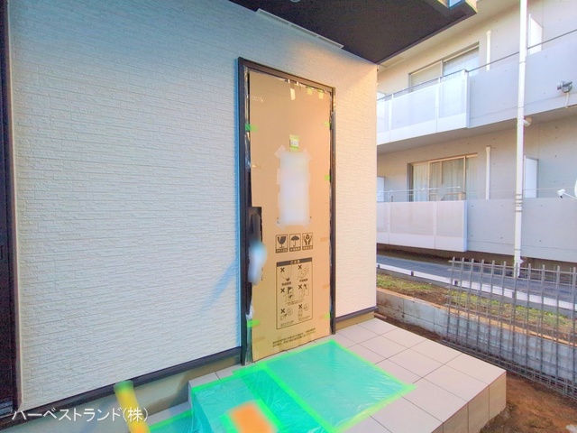 東京都立川市砂川町６丁目の新築戸建て外構写真 2025年12月17日撮影