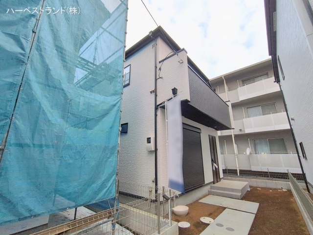 東京都立川市砂川町６丁目の新築戸建て完成写真 2026年2月17日撮影