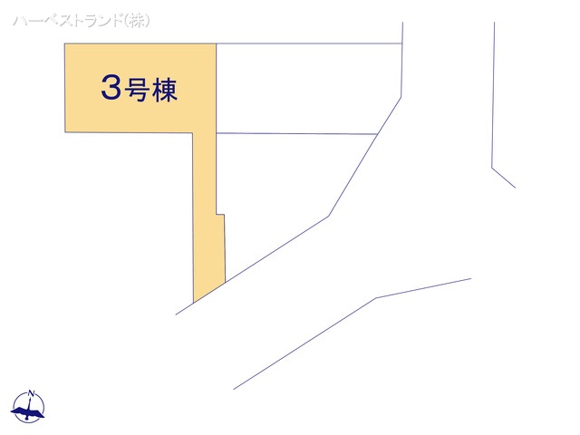 東京都立川市砂川町６丁目の新築戸建て全体区画図 ※図面と異なる場合は現況を優先