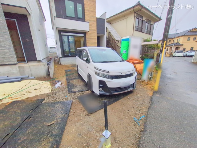 東京都八王子市元本郷町３丁目の新築戸建て外構写真 2025年9月30日撮影