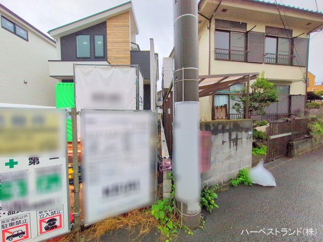 東京都八王子市元本郷町３丁目の新築戸建て外構写真 2025年9月30日撮影