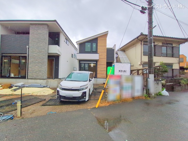 東京都八王子市元本郷町３丁目の新築戸建て外構写真 2025年9月30日撮影