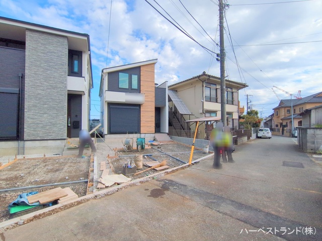 東京都八王子市元本郷町３丁目の新築戸建て外構写真 2025年10月23日撮影