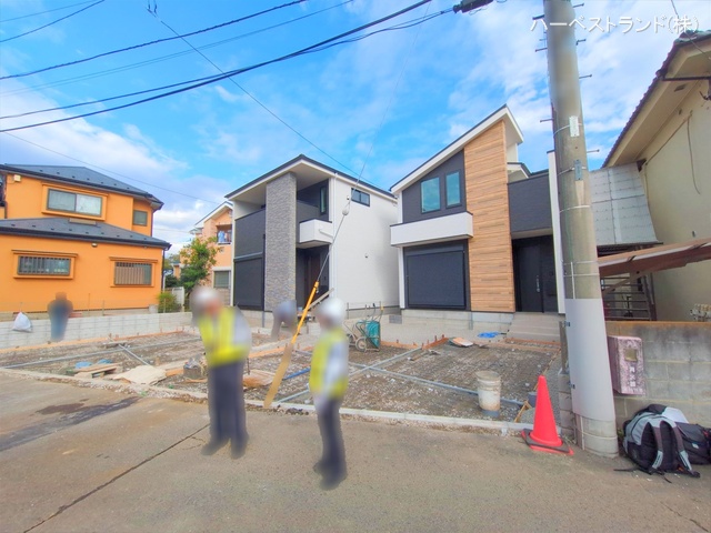 東京都八王子市元本郷町３丁目の新築戸建て外構写真 2025年10月23日撮影