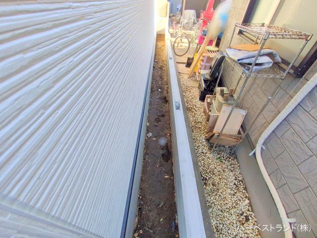 東京都立川市一番町６丁目の新築戸建て外構写真 2025年9月7日撮影