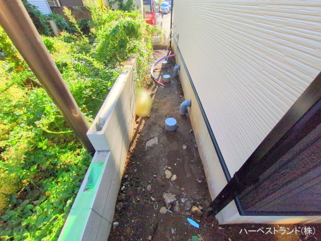 東京都立川市一番町６丁目の新築戸建て外構写真 2025年9月7日撮影